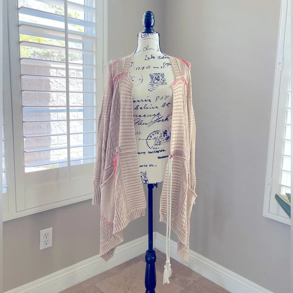 Free People All Washed Out Cardi Cardigan Sweater - Picture 2 of 3